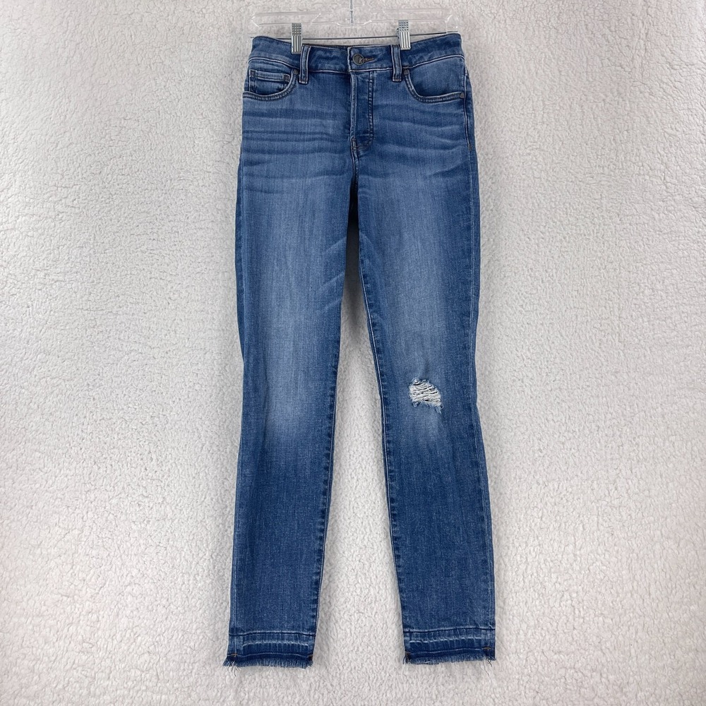 Kut from the Kloth‎ Chrissie Fab Ab Straight Leg Jeans Womens Mid-Rise Size 0